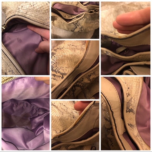 Authentic Coach Madison Python Maggie purse - Picture 4 of 5